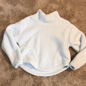 Cozy light blue Fleece pull over